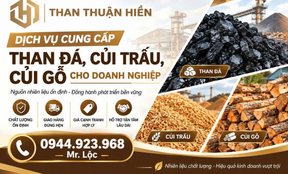 Dịch Vụ Cung Cấp Than Đá, Củi Trấu, Củi Gỗ Cho Doanh Nghiệp