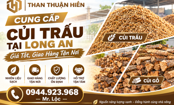 Cung Cấp Củi Trấu Tại Long An | Giá Tốt, Giao Hàng Tận Nơi